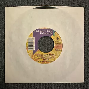 Prince And The N.P.G. Cream b/w Horny Pony 7" Single Vinyl Record 1991 Funk 45 - Picture 1 of 4