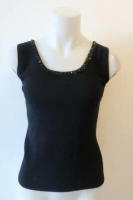 ЖЕНЩИН SUTTON STUDIO BLOOMINGDALE'S КАШЕМИР БЛЕСТКИ СОВОК ШЕИ СВИТЕР БАК S * - Изображение 1 из 4