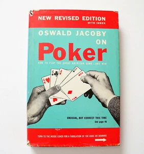 Oswald Jacoby on Poker (1947, Hardcover) Revised Edition  - Picture 1 of 9