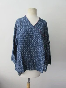 Camisa PERO ANEETH ARORA injiri dosa 100% seda estampada 34 - Imagen 1 de 18