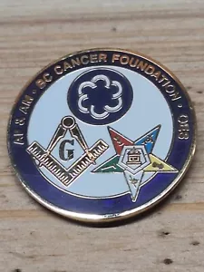 PIN CHALECO OES CANADÁ MASONIC/EASTERN STAR AF & AM BC CANCER FOUNDATION - Imagen 1 de 4