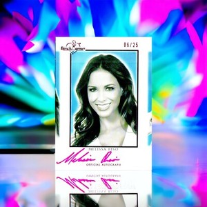 2014 Benchwarmer Yearbook Melissa Riso Autograph SSP /25 Actress Model
