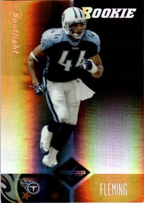 2004 Leaf Limited Bronze Spotlight Troy Fleming Rookie 052/100 Tennessee Titans - Image 1 of 2