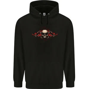 A Skull With Tentacles Childrens Kids Hoodie - Picture 1 of 3