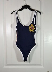 NUEVO CON ETIQUETAS TRAJE DE BAÑO PARA MUJER ADIVINA ESPALDA BAJA ANOCHECER AZUL TRAJE DE BAÑO DE UNA PIEZA TALLA XS  - Imagen 1 de 7