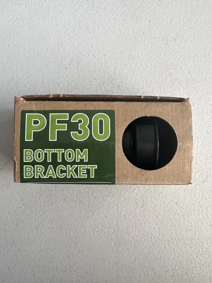 NEW Wheels Manufacturing PressFit 30 Bottom Bracket ABEC-3 Bearings BLK Cups - Image 1 of 2