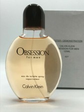 Calvin Klein Obsession 446011 Men's Eau De Toilette Spray Tester - 4.0 oz