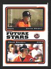 2005 Topps Series 2 #330 Future Stars David Wright / Craig Brazell Rookie Mets