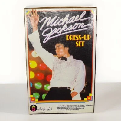 Juego de vestir vintage Colorforms Michael Jackson 1984 Foto 1 de 4