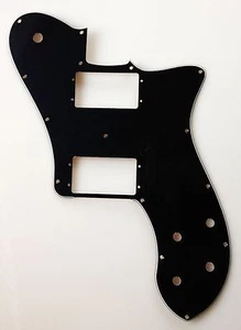 Repuesto de golpeador de guitarra reedición Tele Deluxe reedición US 72, 3 capas negro - Imagen 1 de 4
