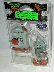 LEMAX Spooky Town TOMESTONES 2er Set #14831 - Bild 1 von 1