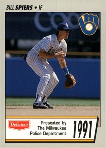 1991 (BREWERS) Brewers Police #21 Bill Spiers