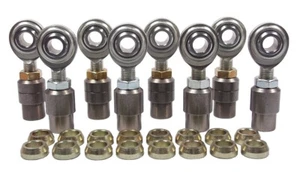 ECONOMY 4 LINK KIT 3/8 x 3/8-24 HEIM JOINTS 3/8 STEEL CONE SPACER & BUNG .058 - Picture 1 of 8