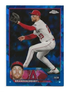 2023 Topps Chrome Update Sapphire Brandon Drury Los Angeles Angels (#USCS22) - Picture 1 of 2