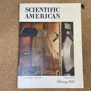 Scientific American 1954 February Ultramicrochemistry Moas End Solar Eclipses - Bild 1 von 4