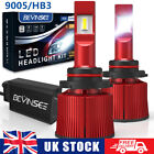 BEVINSEE 6000K 9005 HB3 LED Headlight Bulb Kit Hi Low Beam Lamp 100W Super White