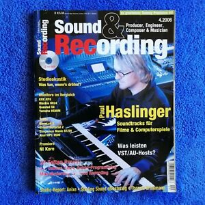 Sound & Recording 04-2006 mit CD, Paul Haslinger, Akai MPC 2500, Mackie HR24