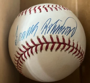 BALTIMORE ORIOLES CINCINNATI REDS: Frank Robinson Single-Signed OML Baseball! - Picture 1 of 2