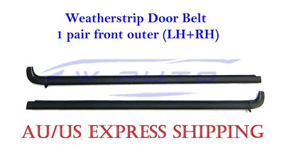 Pair Front Outer Weatherstrip Door Belt For Mazda Bravo B2600 Ford Ranger 99-06 - image 1 of 4