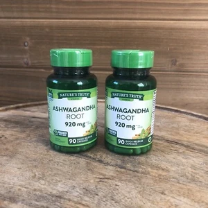 (2) Nature's Truth Ashwagandha Root 920 mg, 90 Capsules Exp 6/26+ - Picture 1 of 5