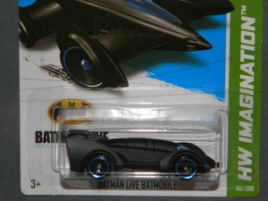 HW HOT WHEELS 2013 HW IMAGINATION #65/250 BATMAN BATMÓVIL EN VIVO HOTWHEELS NEGRO - Imagen 1 de 1