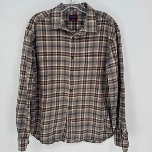 UNTUCKit Verduno Plaid Button Down Shirt Men's X-Large Grey Cotton - Picture 1 of 8