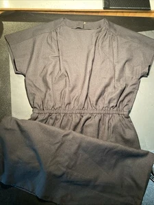 Vintage 80s 90s Homemade Black Dress Size Large/XL - Picture 1 of 11