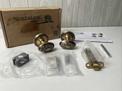 Nostalgic Warehouse Rope Rosette w/ Victorian Knob Mortise 2 3/8 Backset 702525 - Image 1 of 4
