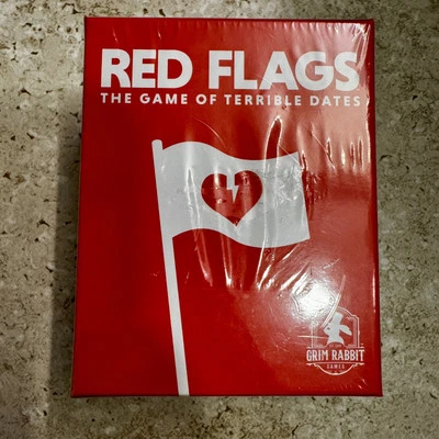 Red Flags Party Game Of Terrible Dates Card Game BRAND NEW / SEALED Game - Image 1 of 4
