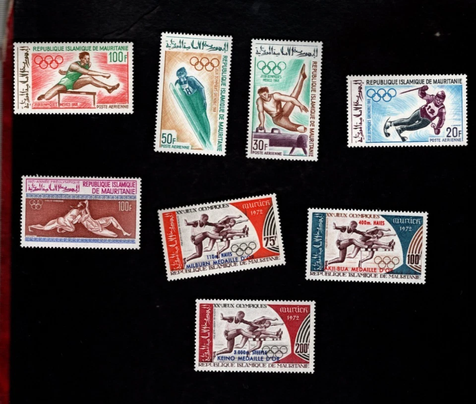 Mauritania sc#C72-5, C106, C126-8 (1968-72) Completo MNH Foto 1 de 1