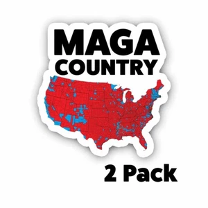 Calcomanía MAGA Country Make America Great Again vinilo pegatina parachoques PAQUETES MÚLTIPLES - Imagen 1 de 5