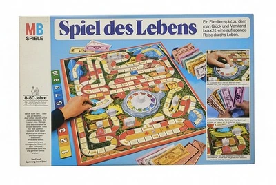 Spiel des Lebens alte Ausgabe Brettspiel MB 1980er Vintage Retro Spiel  - Bild 1 von 4
