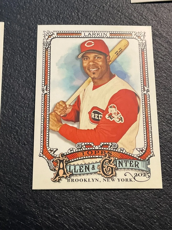 Topps Allen & Ginter 2025 impresión corta SP #315 Barry Larkin, Cincinnati Reds Foto 1 de 1