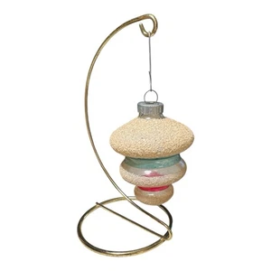 De colección Brillante Brite Segunda Guerra Mundial Sin Plata OVNI Tornado MICA Brillo Rayas Adorno - Imagen 1 de 8