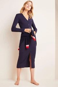 Anthropologie Sundry Midikleid mit Knopfleiste XS mehrfarbig gestreift neu Etikett 158 $ - Bild 1 von 8