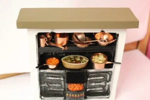 DOLLS HOUSE = Handcrafted Range Cooker - Picture 1 of 3