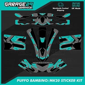 BAMBINO / MK20 KART STICKER KIT - BANSHEE - COLOUR 1 - CUSTOMISABLE - Picture 1 of 3