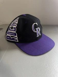 BNWT Gorra Colorado Rockies 90s American Needle Vintage - Picture 1 of 3