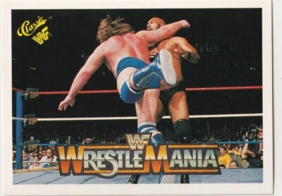 1990 Classic WWF # 85 -  HACKSAW JIM DUGGAN -  WrestleMania V Wrestling WWE - Image 1 of 2