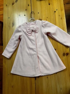 Girls Copper Key Light Pink Fleece Coat Size 6/6x - Picture 1 of 4