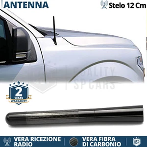 Antenna Corta 12cm Fibra Carbonio PER Kia Sorento-Sportage I-II VERO Segnale - Foto 1 di 8