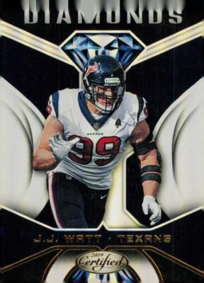 2019 Panini Certified Diamonds J.J. Watt #DI-JJ - Image 1 of 2