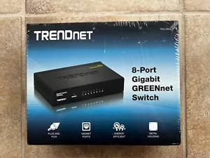 TRENDnet TEGS82g 8-Port Gigabit GREENbit Switch Plug And Play Factory Sealed - Picture 1 of 6