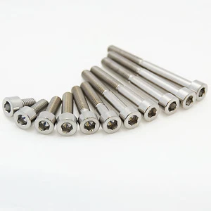 M6 TITANIUM Ti Socket Allen Head Bolt Cap Screw 10 15 20 25 30 35 40 45 50 55 60 - Picture 1 of 2