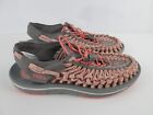 KEEN Uneek Camo Flat Sandals Fusion Coral Womens Sz 9.5 Outdoor Shoes