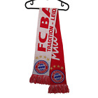 FC BAYERN MUNCHEN Scarf Schal Red White Fan Football Bundesliga Soccer