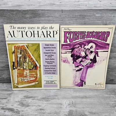 Play The Autoharp Mel Bays Fun With Lot (2) Instruction Songbook Sheetmusic - Image 1 of 4