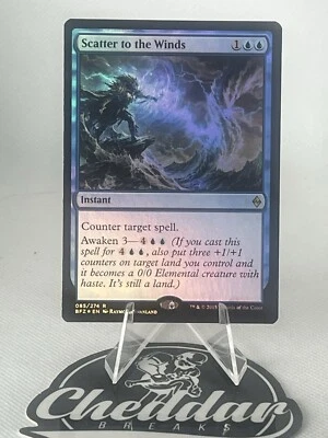 Scatter to the Winds FOIL Battle for Zendikar NM Blue Rare MAGIC CARD ABUGames - Image 1 of 2