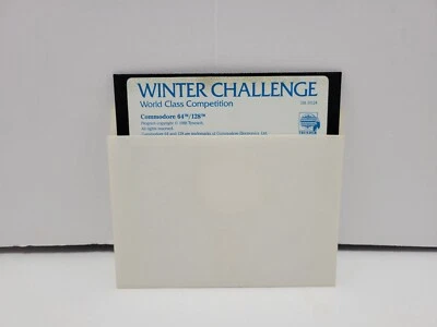 Winter Challenge Commodore 64/128 C64 with Sleeve 5.25 - Image 1 of 4