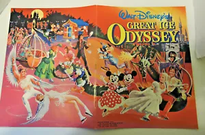 Programma di pattinaggio vintage 1982 Walt Disney "Grande Odissea di ghiaccio" - Foto 1 di 4